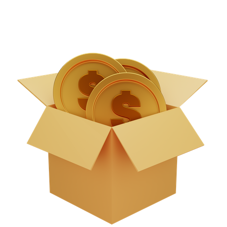 Money Box  3D Icon