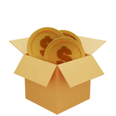 Money Box  3D Icon