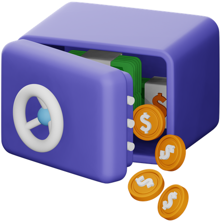 Money Box  3D Icon