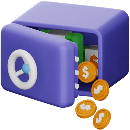 Money Box  3D Icon