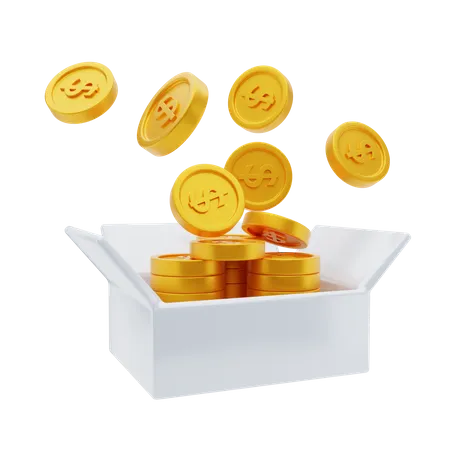 Money Box  3D Illustration