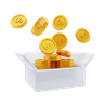 cash box 3d illustration