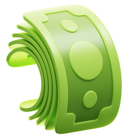 Money Bundle  3D Icon