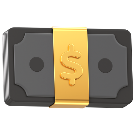 Money Bundle  3D Icon