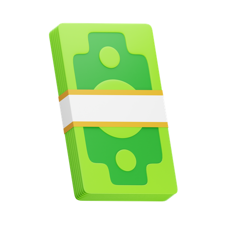 Money Bundle  3D Icon