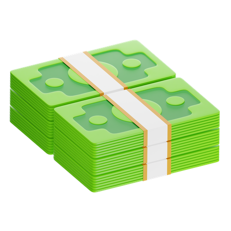 Money Bundle  3D Icon