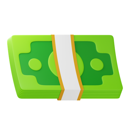 Money Bundle  3D Icon