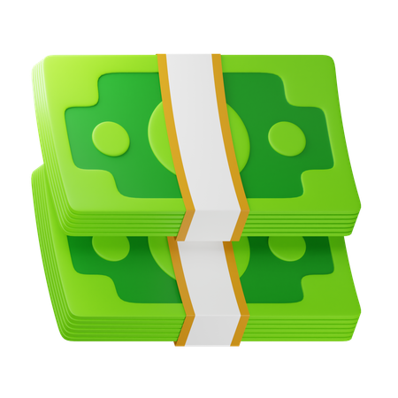 Money Bundle  3D Icon