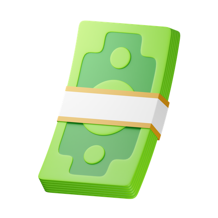 Money Bundle  3D Icon