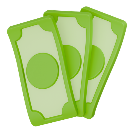 Money Bundle  3D Icon