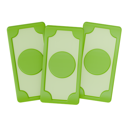 Money Bundle  3D Icon