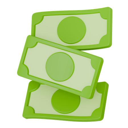 Money Bundle  3D Icon