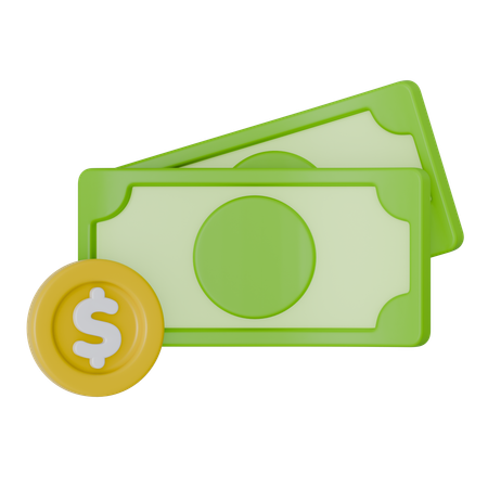 Money Bundle  3D Icon
