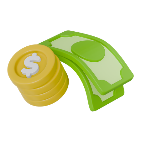 Money Bundle  3D Icon