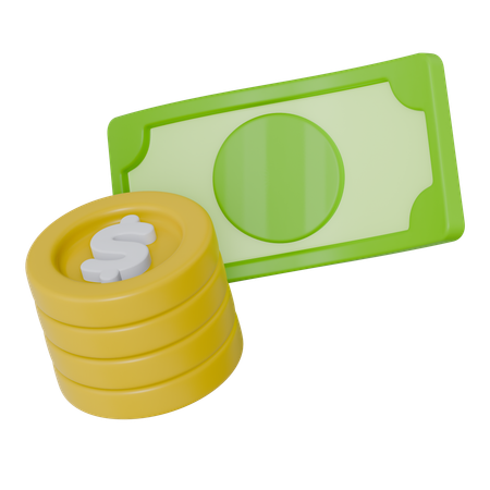 Money Bundle  3D Icon