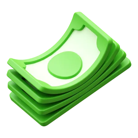 Money Bundle  3D Icon