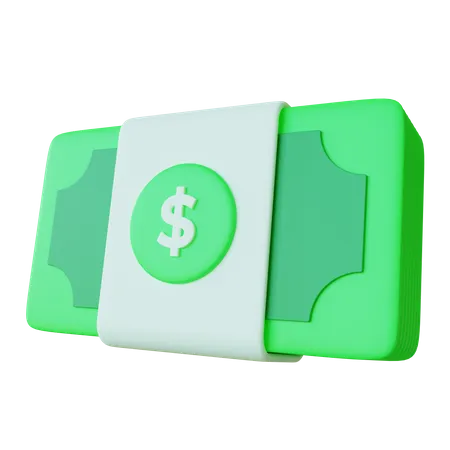 Money Bundle  3D Icon