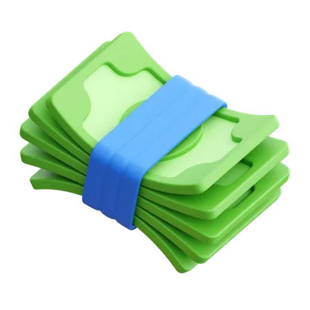 Money Bundle  3D Icon