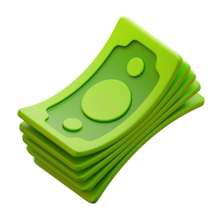 Money Bundle  3D Icon