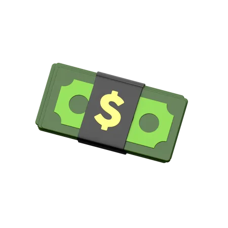 Money Bundle  3D Icon