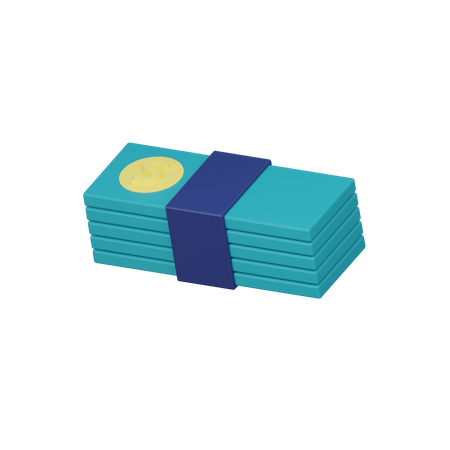 Money Bundle  3D Icon