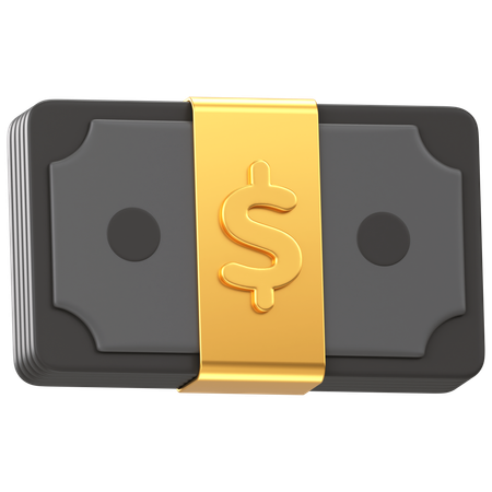 Money Bundle  3D Icon