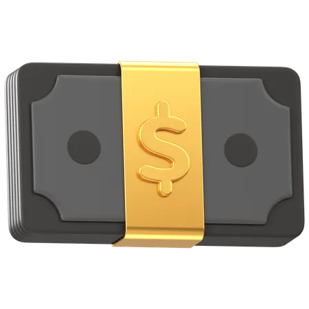 Money Bundle  3D Icon