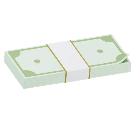 Money Bundle  3D Icon