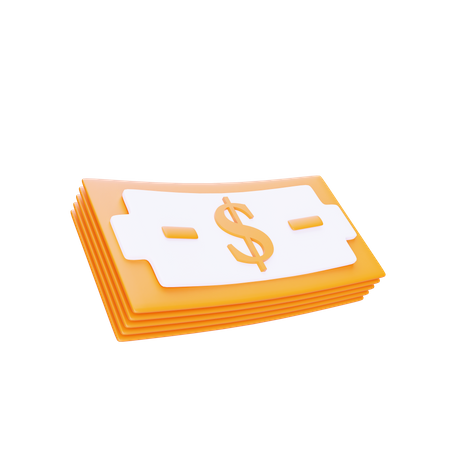 Money Bundle  3D Icon