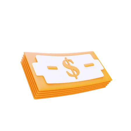 Money Bundle  3D Icon