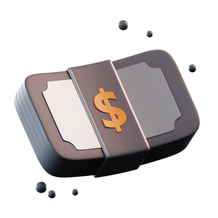 Money Bundle  3D Icon