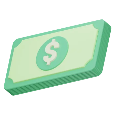 Money Bundle  3D Icon