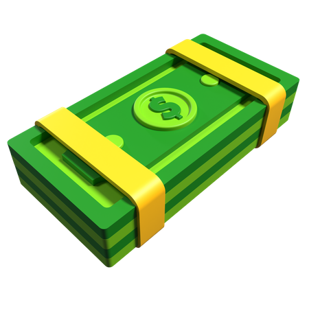 Money Bundle  3D Icon