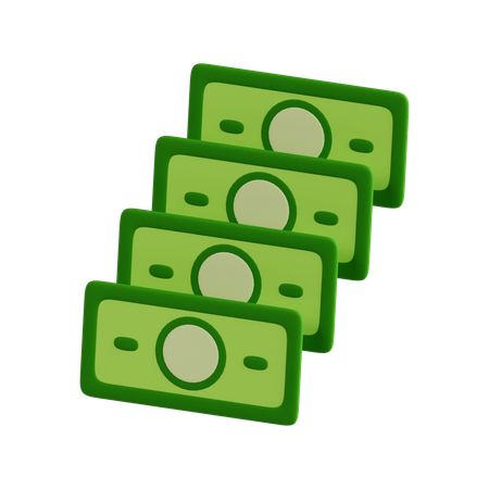 Money Bundle  3D Icon