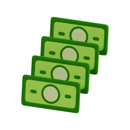 Money Bundle  3D Icon