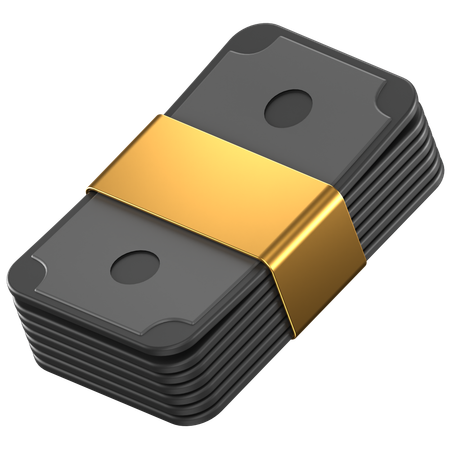 Money Bundle  3D Icon