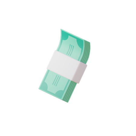 Money Bundle  3D Icon