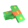 3d cash bundle emoji