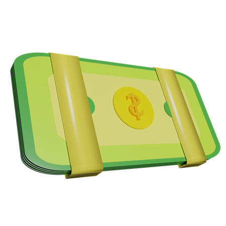 Money Bundle 3D Icon
