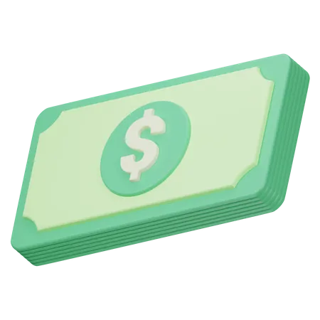 Money Bundle 3D Icon