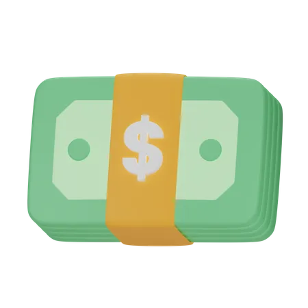Money Bundle 3 D Financial 3D Icon