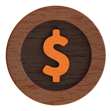 Money Button  3D Icon