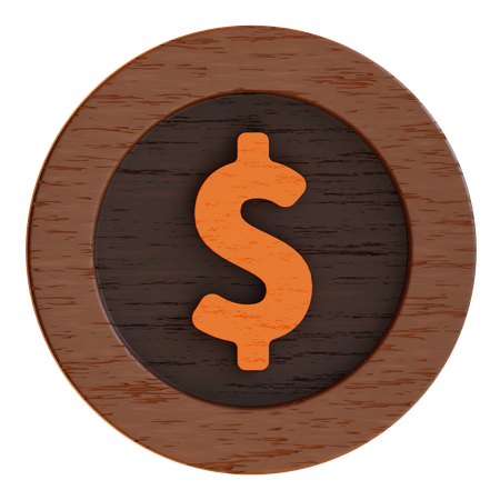 Money Button  3D Icon