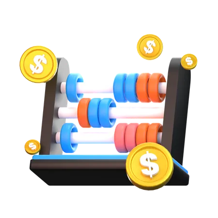 Money calculation  3D Icon