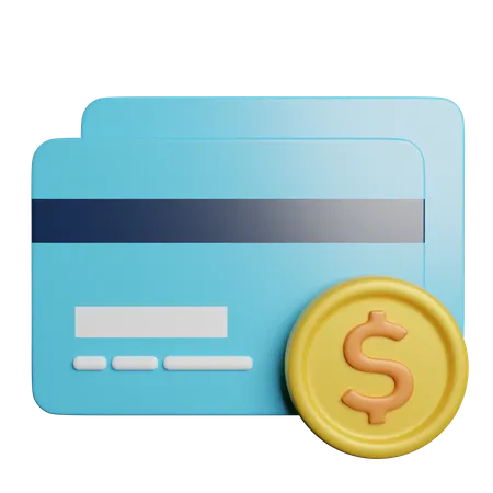 Money Card Payment 3D Icon