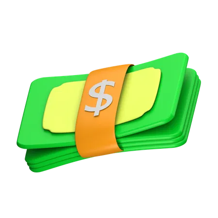 Money Cash  3D Icon