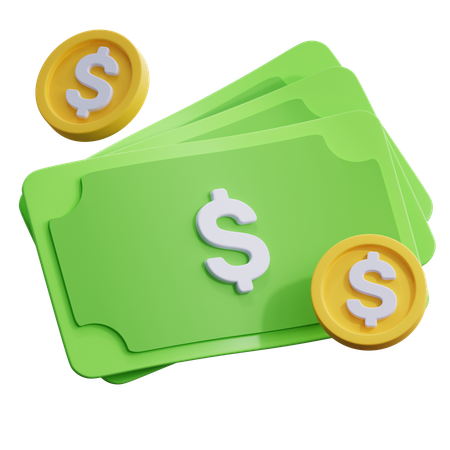 Money Cash  3D Icon