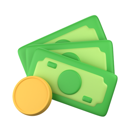 Money Cash  3D Icon