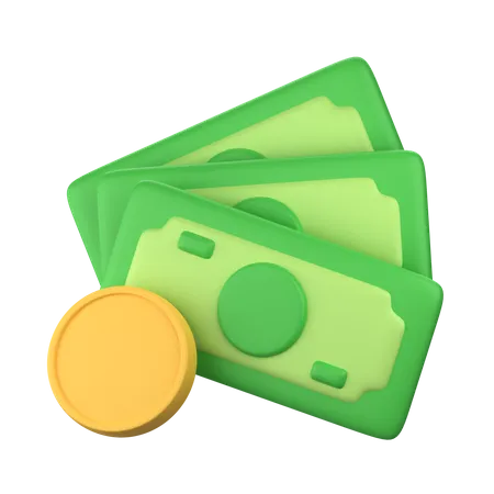 Money Cash  3D Icon