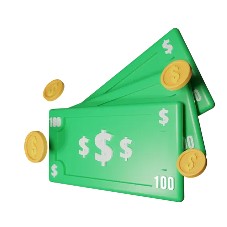 Money Cash  3D Icon